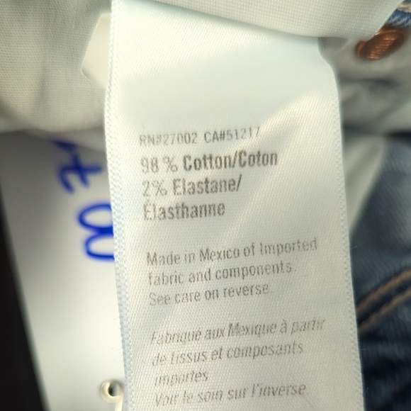 Paige Colette Crop Flare Leg Denim Jeans Blue 25 hipster y2k casual basic - Picture 8 of 10